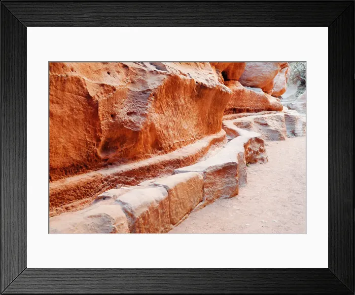 Framed Print : Aqueduct in al-Siq (narrow gorge) that is the main entrance to the ancient city of Petra, UNESCO World Heritage Site, Jordan, Middle East Framed Print : Aqueduct in al-Siq (narrow gorge) that is the main entrance to the ancient city of Petra, UNESCO World Heritage Site, Jordan, Middle East