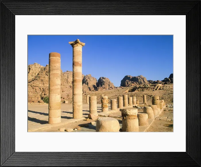 Framed Print : Grand Temple in Petra, Jordan, UNESCO World Heritage Site, Jordan, Middle East Framed Print : Grand Temple in Petra, Jordan, UNESCO World Heritage Site, Jordan, Middle East