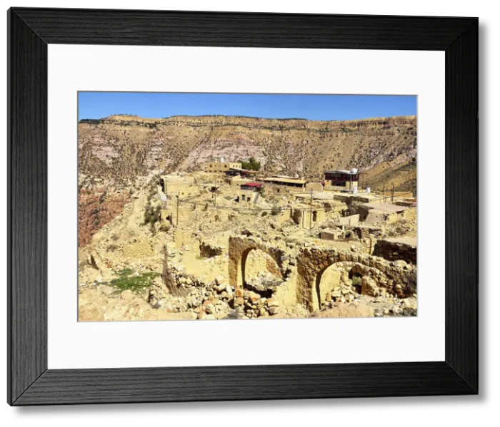 Framed Print : Dana village, Dana Biosphere Reserve, Jordan, Middle East Framed Print : Dana village, Dana Biosphere Reserve, Jordan, Middle East