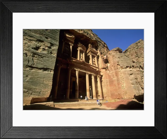 Framed Print : Al Khazneh (The Treasury), one of the most elaborate buildings of the ancient city of Petra, UNESCO World Heritage Site, Jordan, Middle East Framed Print : Al Khazneh (The Treasury), one of the most elaborate buildings of the ancient city of Petra, UNESCO World Heritage Site, Jordan, Middle East