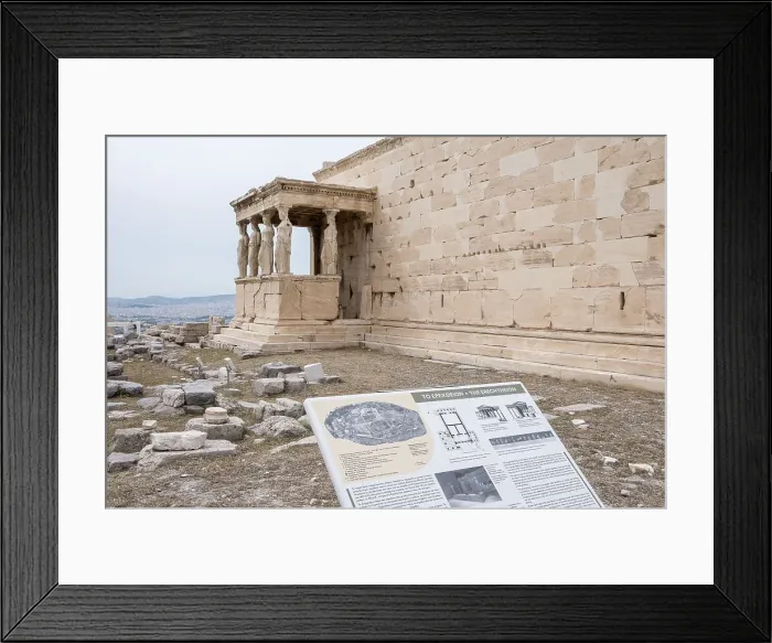 Framed Print : Detail of the Erechtheion (Temple of Athena Polias), an ancient Greek Ionic temple on the north side of the Acropolis, UNESCO World Heritage Site, Athens, Greece, Europe Framed Print : Detail of the Erechtheion (Temple of Athena Polias), an ancient Greek Ionic temple on the north side of the Acropolis, UNESCO World Heritage Site, Athens, Greece, Europe