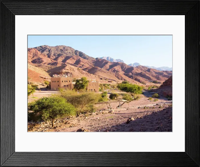 Framed Print : Feynan Ecolodge located on the Wadi Feyman banks, Dana Biosphere Reserve, Jordan, Middle East Framed Print : Feynan Ecolodge located on the Wadi Feyman banks, Dana Biosphere Reserve, Jordan, Middle East