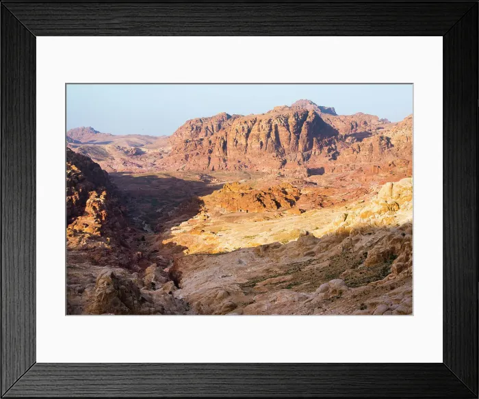Framed Print : View of the circle of mountains, location of the historic and archaeological Nabataean city of Petra, UNESCO World Heritage Site, Jordan, Middle East Framed Print : View of the circle of mountains, location of the historic and archaeological Nabataean city of Petra, UNESCO World Heritage Site, Jordan, Middle East