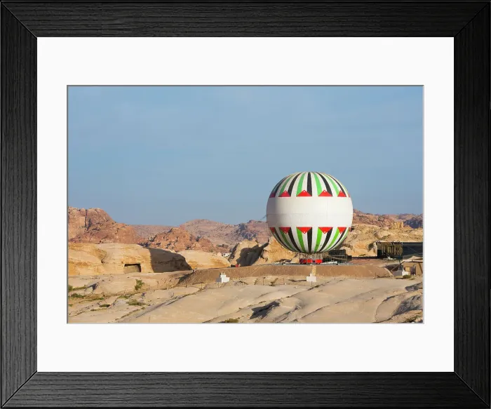Framed Print : Captive balloon allowing an aerial view of the Historic and archaeological Nabataean city of Petra, UNESCO World Heritage Site, Jordan, Near East, Southern Levant, West Asia Framed Print : Captive balloon allowing an aerial view of the Historic and archaeological Nabataean city of Petra, UNESCO World Heritage Site, Jordan, Near East, Southern Levant, West Asia