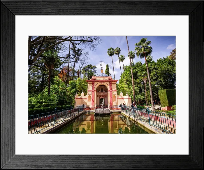 Framed Print : Garden of Alcazar of Sevilla in spring, UNESCO World Heritage Site, Seville, Andalusia, Spain, Europe Framed Print : Garden of Alcazar of Sevilla in spring, UNESCO World Heritage Site, Seville, Andalusia, Spain, Europe