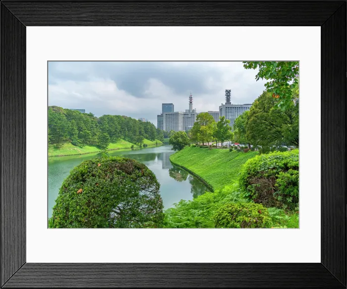 Framed Print : View of city buildings and Sakuradabori Moat of the Imperial Palace, Chiyoda, Tokyo, Honshu, Japan Framed Print : View of city buildings and Sakuradabori Moat of the Imperial Palace, Chiyoda, Tokyo, Honshu, Japan
