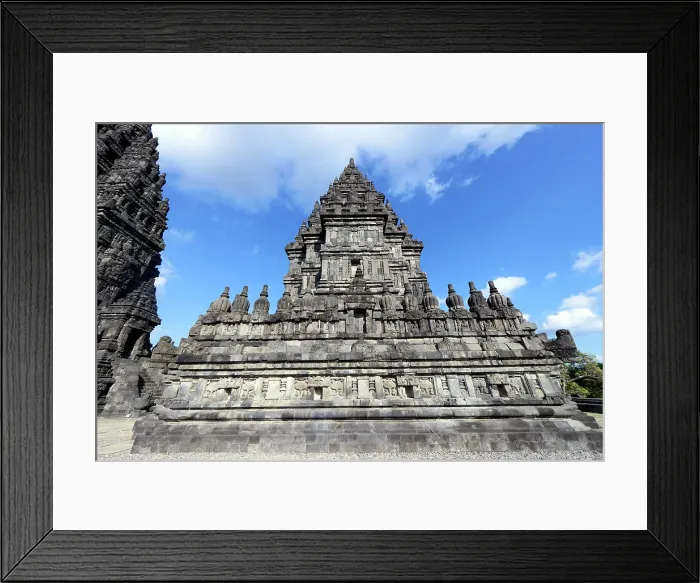 Framed Print : Prambanan, 9th century Hindu temple, UNESCO, Java, Indonesia Framed Print : Prambanan, 9th century Hindu temple, UNESCO, Java, Indonesia