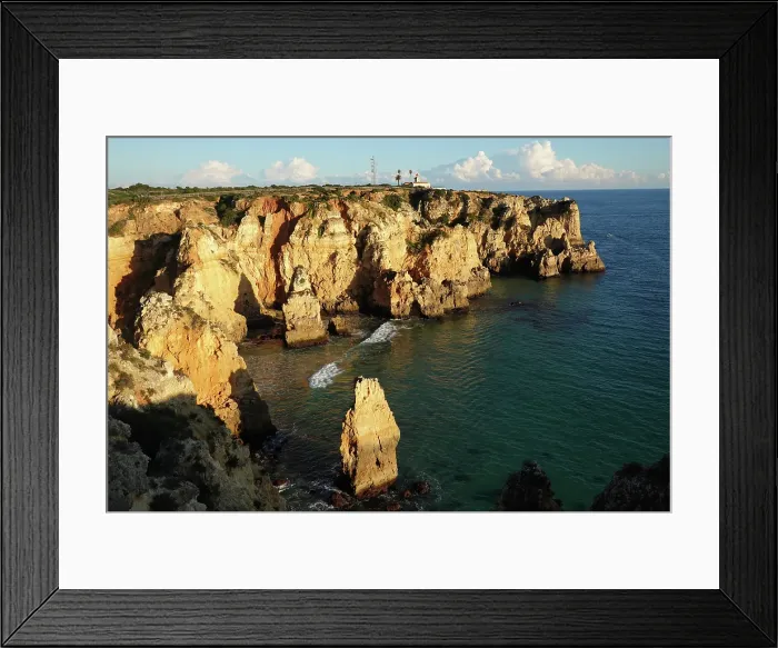 Framed Print : Cliffs and rock architecture at Ponta da Piedade, Lagos, Algarve, Portugal Framed Print : Cliffs and rock architecture at Ponta da Piedade, Lagos, Algarve, Portugal