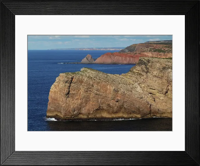 Framed Print : Cliffs at Cabo de Sao Vicente, Algarve, Portugal Framed Print : Cliffs at Cabo de Sao Vicente, Algarve, Portugal