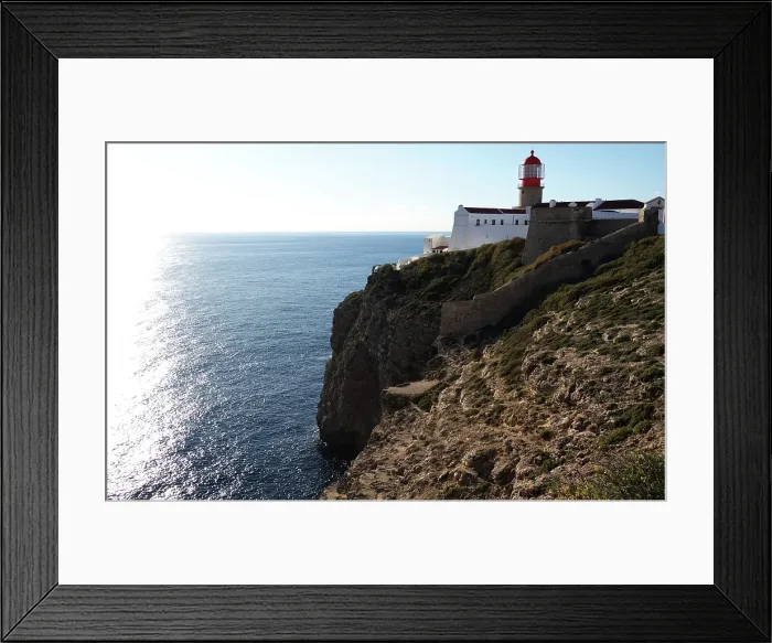 Framed Print : Cliffs at Cabo de Sao Vicente, Algarve, Portugal Framed Print : Cliffs at Cabo de Sao Vicente, Algarve, Portugal