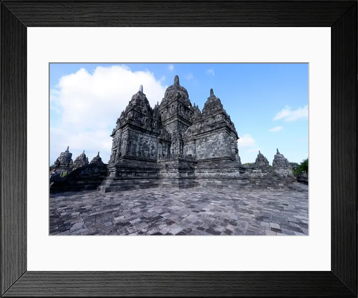 Framed Print : Candi Sewu, part of Prambanan, 9th-century Hindu temple compound, UNESCO, Java, Indonesia Framed Print : Candi Sewu, part of Prambanan, 9th-century Hindu temple compound, UNESCO, Java, Indonesia