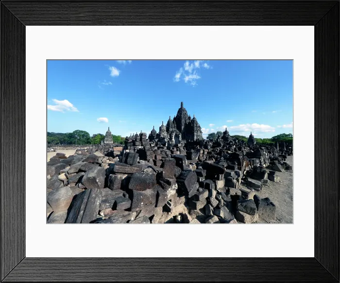 Framed Print : Candi Sewu, part of Prambanan, 9th-century Hindu temple compound, UNESCO, Java, Indonesia Framed Print : Candi Sewu, part of Prambanan, 9th-century Hindu temple compound, UNESCO, Java, Indonesia