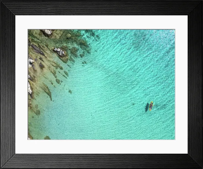 Framed Print : Diaporos island with wild beaches with turquoise water, drone top aerial view, Chalkidiki, Greece Framed Print : Diaporos island with wild beaches with turquoise water, drone top aerial view, Chalkidiki, Greece