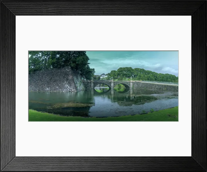 Framed Print : View of Nijubashi bridge over the moat, The Imperial Palace of Tokyo, Tokyo, Honshu, Japan Framed Print : View of Nijubashi bridge over the moat, The Imperial Palace of Tokyo, Tokyo, Honshu, Japan