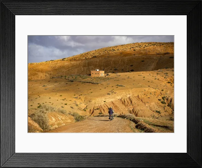 Framed Print : Semi-arid landscape near Tazert, Al Haouz province, Morocco Framed Print : Semi-arid landscape near Tazert, Al Haouz province, Morocco