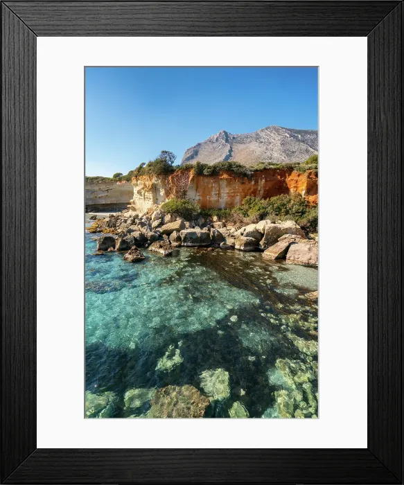 Framed Print : Petrified forest, Agia Marina, Agios Nikolaos Geopark, beach with turquoise water in the south of Greece, Greece Framed Print : Petrified forest, Agia Marina, Agios Nikolaos Geopark, beach with turquoise water in the south of Greece, Greece