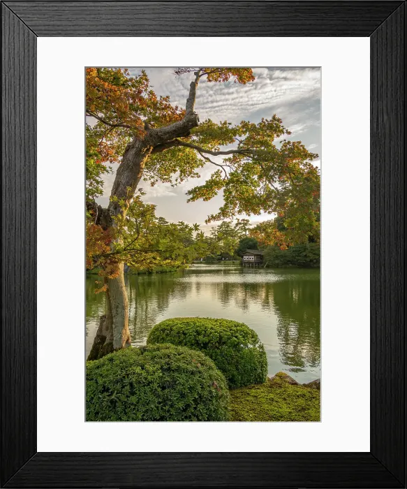 Framed Print : View of Kasumiga-ike Pond in Kenrokumachi Japanese Garden, Kanazawa City, Ishikawa Prefecture, Honshu, Japan Framed Print : View of Kasumiga-ike Pond in Kenrokumachi Japanese Garden, Kanazawa City, Ishikawa Prefecture, Honshu, Japan