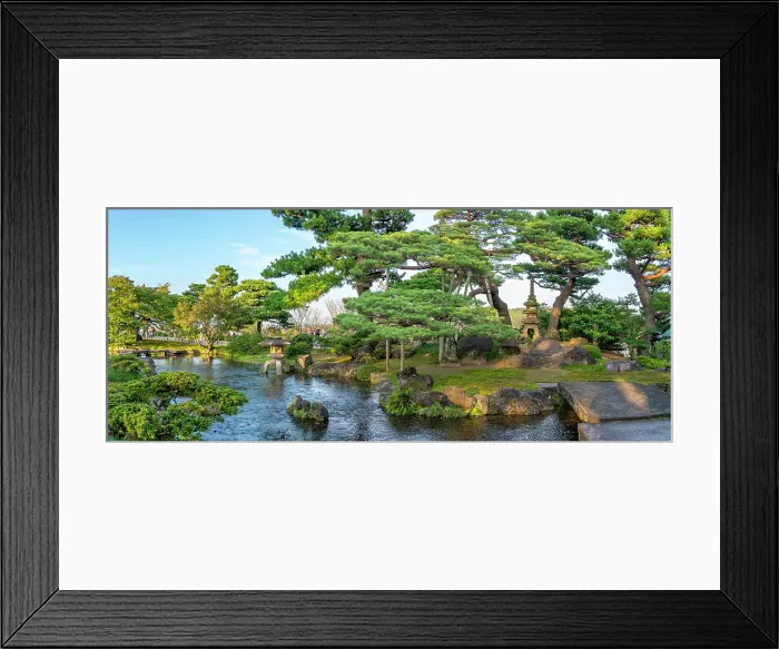 Framed Print : View of Japanese stone lantern and pagoda in Kenrokumachi Japanese Garden, Kanazawa City, Ishikawa Prefecture, Honshu, Japan Framed Print : View of Japanese stone lantern and pagoda in Kenrokumachi Japanese Garden, Kanazawa City, Ishikawa Prefecture, Honshu, Japan