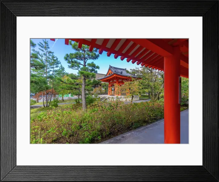 Framed Print : View of Shoro (Bell Buildig) in Sanjusangendo Temple, Sanjusangendomawari, Higashiyama Ward, Kyoto, Honshu, Japan Framed Print : View of Shoro (Bell Buildig) in Sanjusangendo Temple, Sanjusangendomawari, Higashiyama Ward, Kyoto, Honshu, Japan