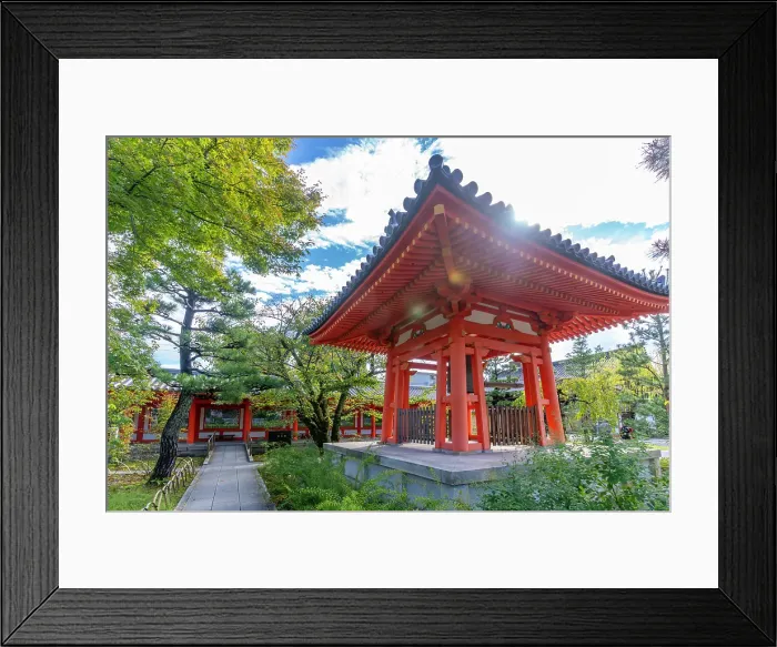 Framed Print : View of Shoro (Bell Building) in Sanjusangendo Temple, Sanjusangendomawari, Higashiyama Ward, Kyoto, Honshu, Japan Framed Print : View of Shoro (Bell Building) in Sanjusangendo Temple, Sanjusangendomawari, Higashiyama Ward, Kyoto, Honshu, Japan