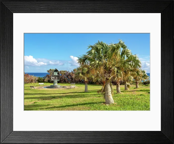 Framed Print : Memorial For Those Lost at Sea (The Figurehead), by artist Bill Ming, at St. David's, Bermuda Framed Print : Memorial For Those Lost at Sea (The Figurehead), by artist Bill Ming, at St. David's, Bermuda