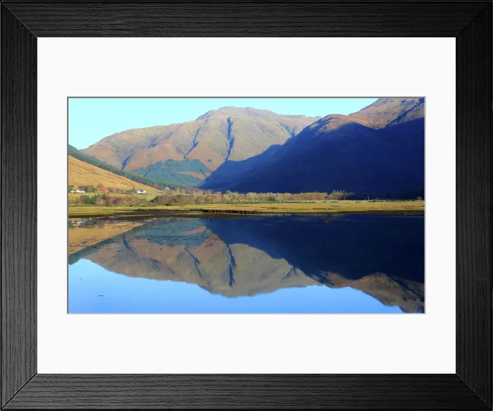 Framed Print : Reflections on Loch Duich, Invershiel, Highlands, Scotland, United Kingdom Framed Print : Reflections on Loch Duich, Invershiel, Highlands, Scotland, United Kingdom