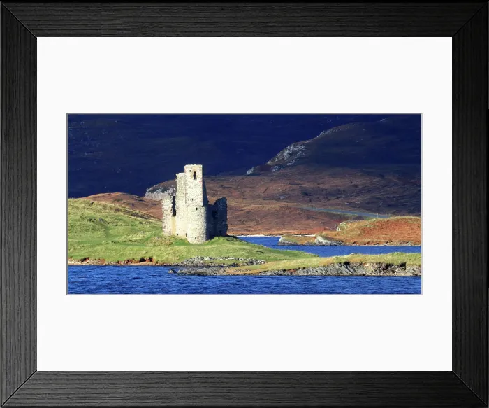 Framed Print : Ardvreck Castle, Loch Assynt, Ross and Cromarty, Highlands, Scotland, United Kingdom Framed Print : Ardvreck Castle, Loch Assynt, Ross and Cromarty, Highlands, Scotland, United Kingdom
