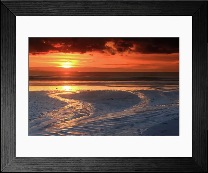 Framed Print : Sunset over The Bristol Channel from Dunraven Bay, Southerndown, Vale of Glamorgan, Wales, United Kingdom Framed Print : Sunset over The Bristol Channel from Dunraven Bay, Southerndown, Vale of Glamorgan, Wales, United Kingdom
