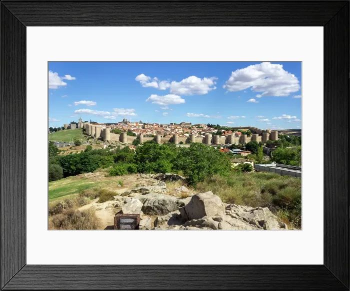 Framed Print : Mirador de los 4 Postes, Avila, UNESCO, Castilla y Leon, Spain Framed Print : Mirador de los 4 Postes, Avila, UNESCO, Castilla y Leon, Spain