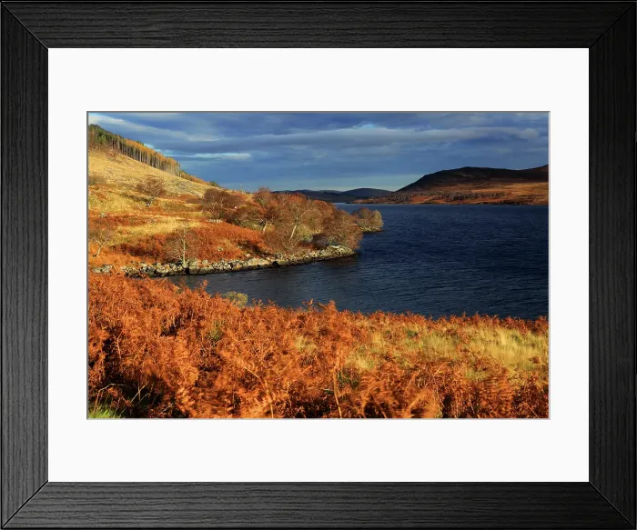 Framed Print : Loch Naver, Sutherland, Highland, Scotland, United Kingdom Framed Print : Loch Naver, Sutherland, Highland, Scotland, United Kingdom