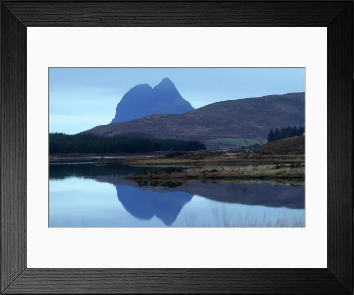 Framed Print : Suilven, Assynt, Sutherland, Highlands, Scotland, United Kingdom Framed Print : Suilven, Assynt, Sutherland, Highlands, Scotland, United Kingdom