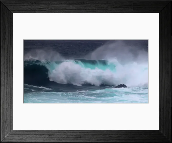 Framed Print : Atlantic surf at Mosteiros, north west coast, Sao Miguel, Azores Islands, Atlantic, Portugal