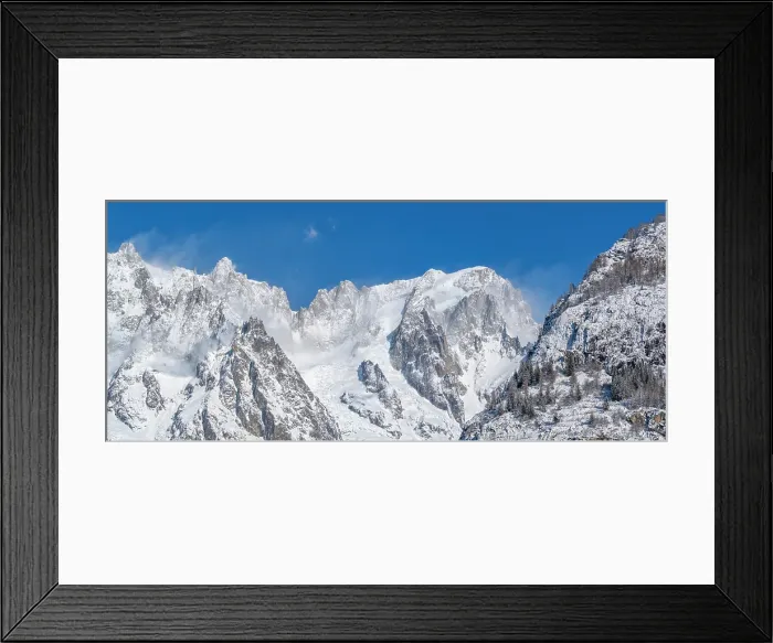 Framed Print : View of snow covered trees, mountains and Courmayeur from Dolonne in winter, Courmayeur, Aosta Valley, Italian Alps, Italy Framed Print : View of snow covered trees, mountains and Courmayeur from Dolonne in winter, Courmayeur, Aosta Valley, Italian Alps, Italy
