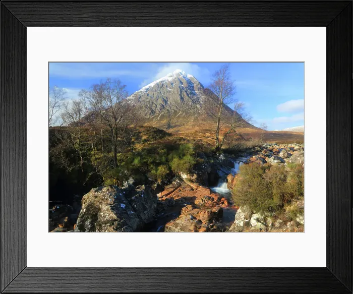 Framed Print : Buachaille Etive Mor, Rannoch Moor, Highland, Scotland, United Kingdom