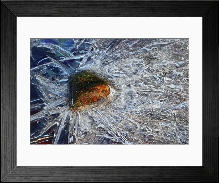 Framed Print : Ice detail, River Etive, Rannoch Moor, Highland, Scotland, United Kingdom Framed Print : Ice detail, River Etive, Rannoch Moor, Highland, Scotland, United Kingdom