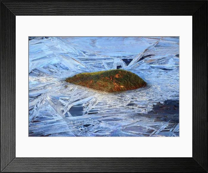 Framed Print : Ice detail, River Etive, Rannoch Moor, Highland, Scotland, United Kingdom Framed Print : Ice detail, River Etive, Rannoch Moor, Highland, Scotland, United Kingdom