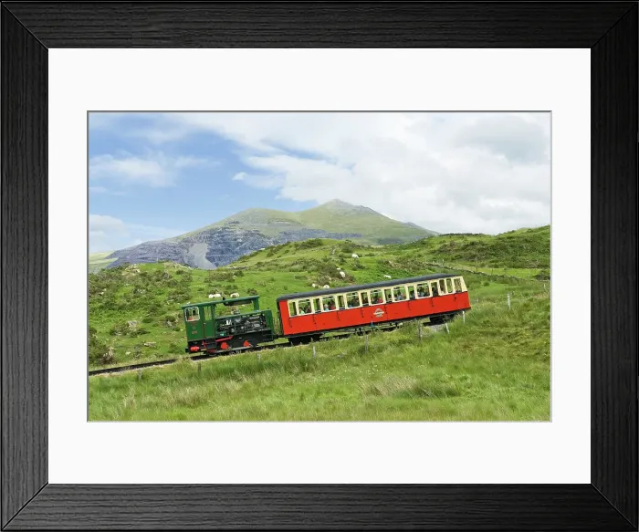 Framed Print : Snowdon Mountain Railway, Llanberis, Gwynedd, Wales, United Kingdom Framed Print : Snowdon Mountain Railway, Llanberis, Gwynedd, Wales, United Kingdom