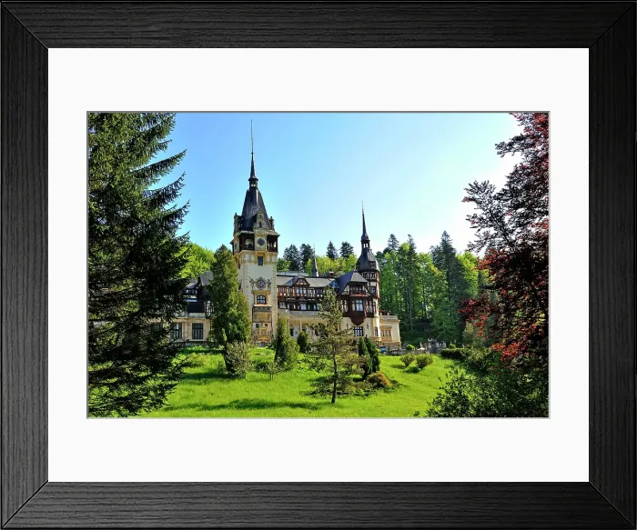 Framed Print : Peles Castle in the Carpathian Mountains near the mountain resort of Sinaia, Wallachia region, Romania Framed Print : Peles Castle in the Carpathian Mountains near the mountain resort of Sinaia, Wallachia region, Romania