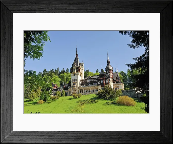 Framed Print : Peles Castle in the Carpathian Mountains near the mountain resort of Sinaia, Wallachia region, Romania Framed Print : Peles Castle in the Carpathian Mountains near the mountain resort of Sinaia, Wallachia region, Romania
