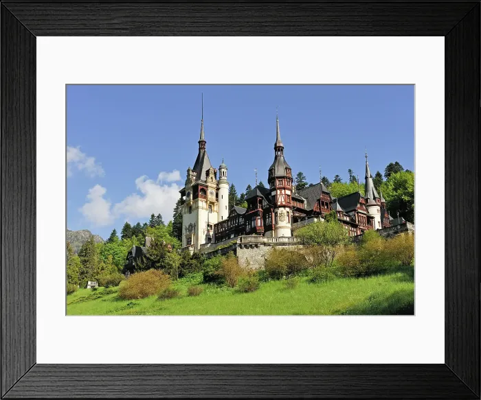 Framed Print : Peles Castle in the Carpathian Mountains near the mountain resort of Sinaia, Wallachia region, Romania Framed Print : Peles Castle in the Carpathian Mountains near the mountain resort of Sinaia, Wallachia region, Romania