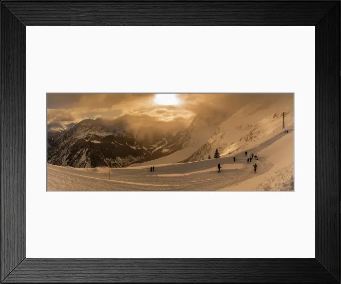Framed Print : View of snow covered Aosta Valley and mountains from Pavillon du Mont Frety in winter, Courmayeur, Aosta Valley, Italian Alps, Italy Framed Print : View of snow covered Aosta Valley and mountains from Pavillon du Mont Frety in winter, Courmayeur, Aosta Valley, Italian Alps, Italy