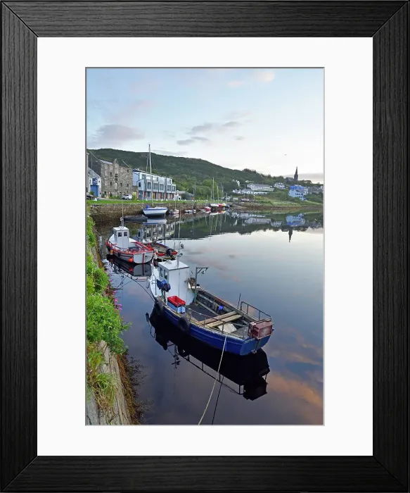 Framed Print : Clifden's harbour, Connemara, County Galway, Connacht, Republic of Ireland Framed Print : Clifden's harbour, Connemara, County Galway, Connacht, Republic of Ireland