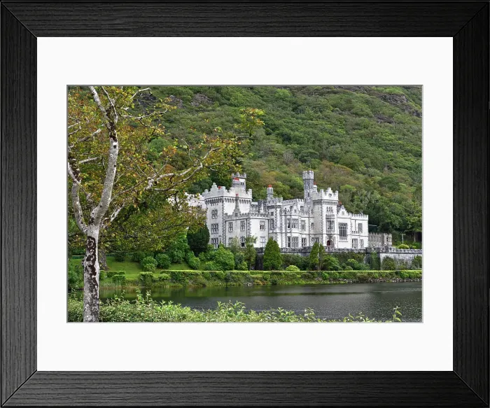 Framed Print : Kylemore Abbey, Connemara, County Galway, Connacht, Republic of Ireland