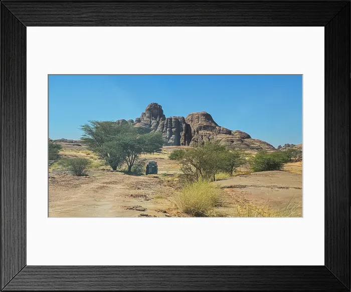 Framed Print : Rocky mountain in Zouar, Tibesti Mountains, Chad Framed Print : Rocky mountain in Zouar, Tibesti Mountains, Chad
