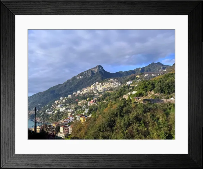 Framed Print : Villages on the Amalfi Coast, UNESCO, Campania, Italy Framed Print : Villages on the Amalfi Coast, UNESCO, Campania, Italy