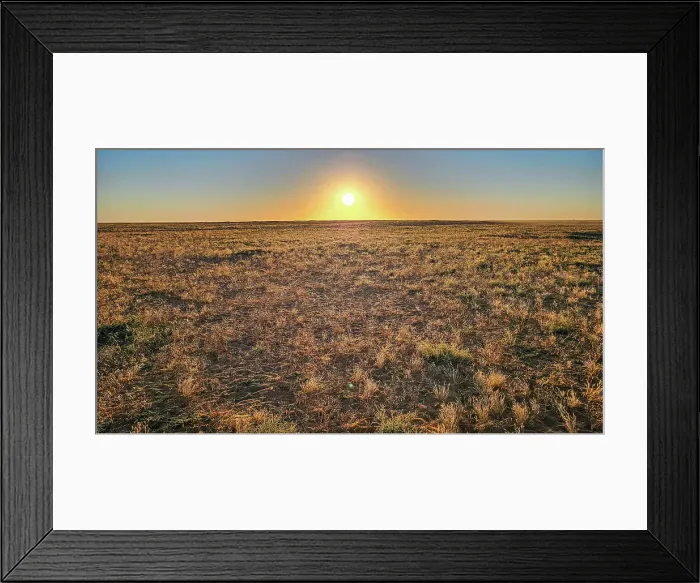 Framed Print : Sunset in the Sahel, Chad Framed Print : Sunset in the Sahel, Chad