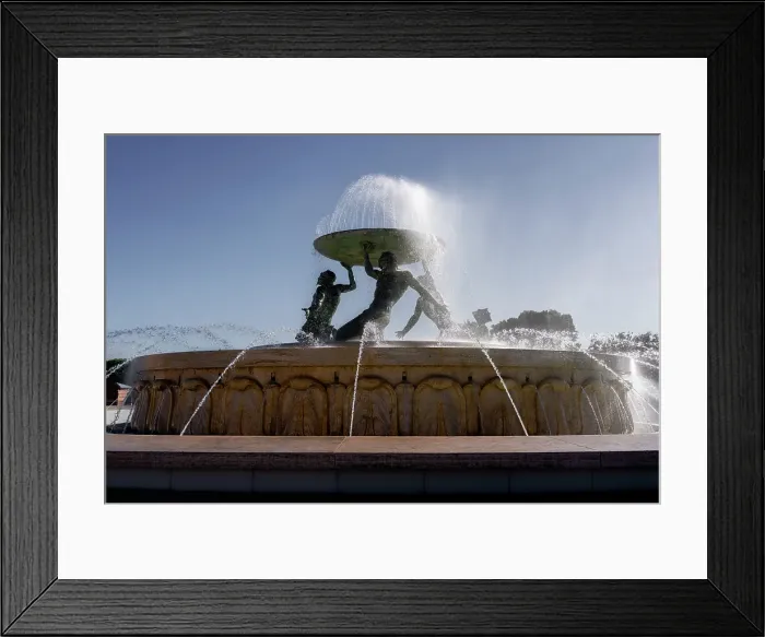Framed Print : Triton Fountain, Valletta, Malta Framed Print : Triton Fountain, Valletta, Malta