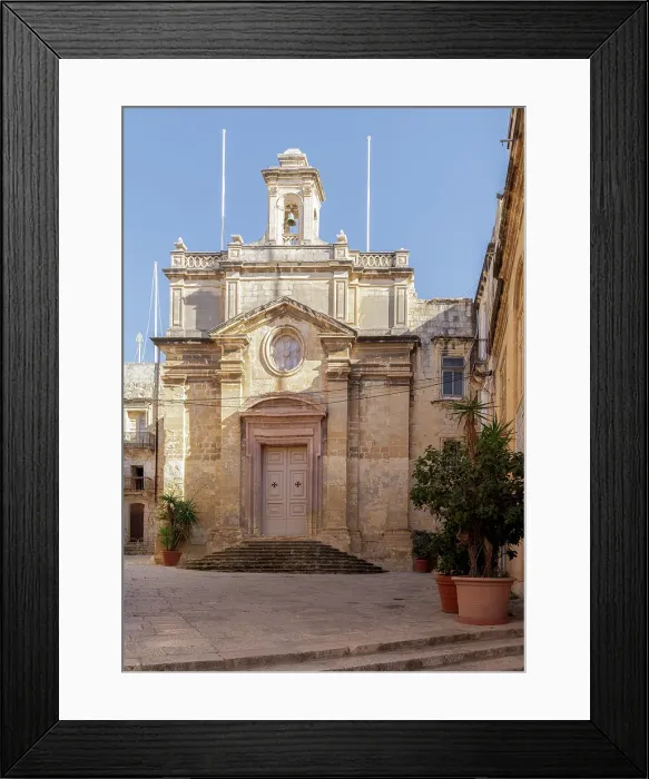 Framed Print : Chapel of Our Lady of Damascus, Birgu, Malta Framed Print : Chapel of Our Lady of Damascus, Birgu, Malta