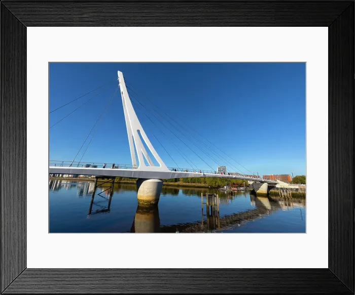 Framed Print : Govan to Partick Bridge, footbridge, River Clyde, Glasgow, Scotland, United Kingdom Framed Print : Govan to Partick Bridge, footbridge, River Clyde, Glasgow, Scotland, United Kingdom