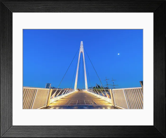 Framed Print : Govan to Partick Bridge, footbridge, River Clyde, Glasgow, Scotland, United Kingdom Framed Print : Govan to Partick Bridge, footbridge, River Clyde, Glasgow, Scotland, United Kingdom